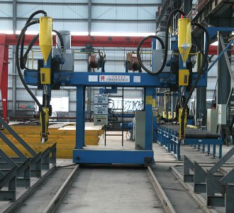 H beam welding machine