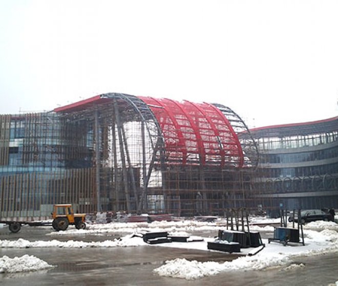 Changyi Cultural Center Curved Beam