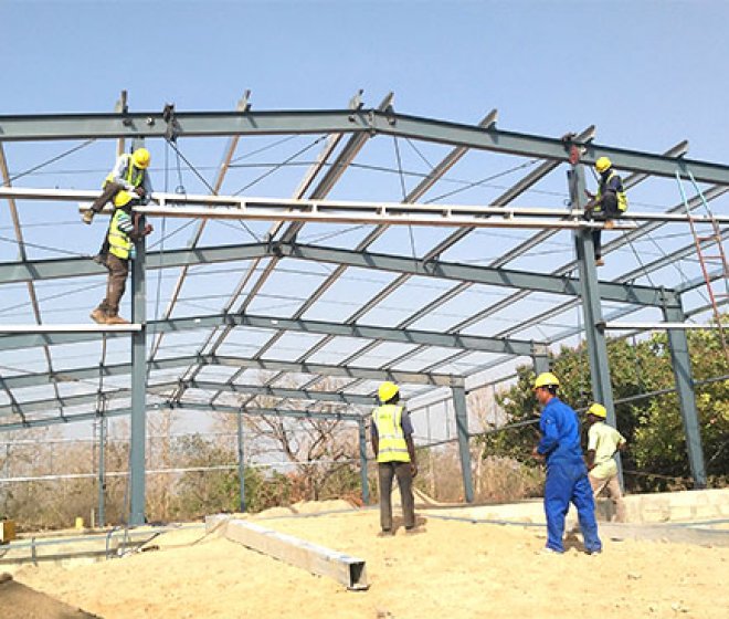 Benin steel structure workshop